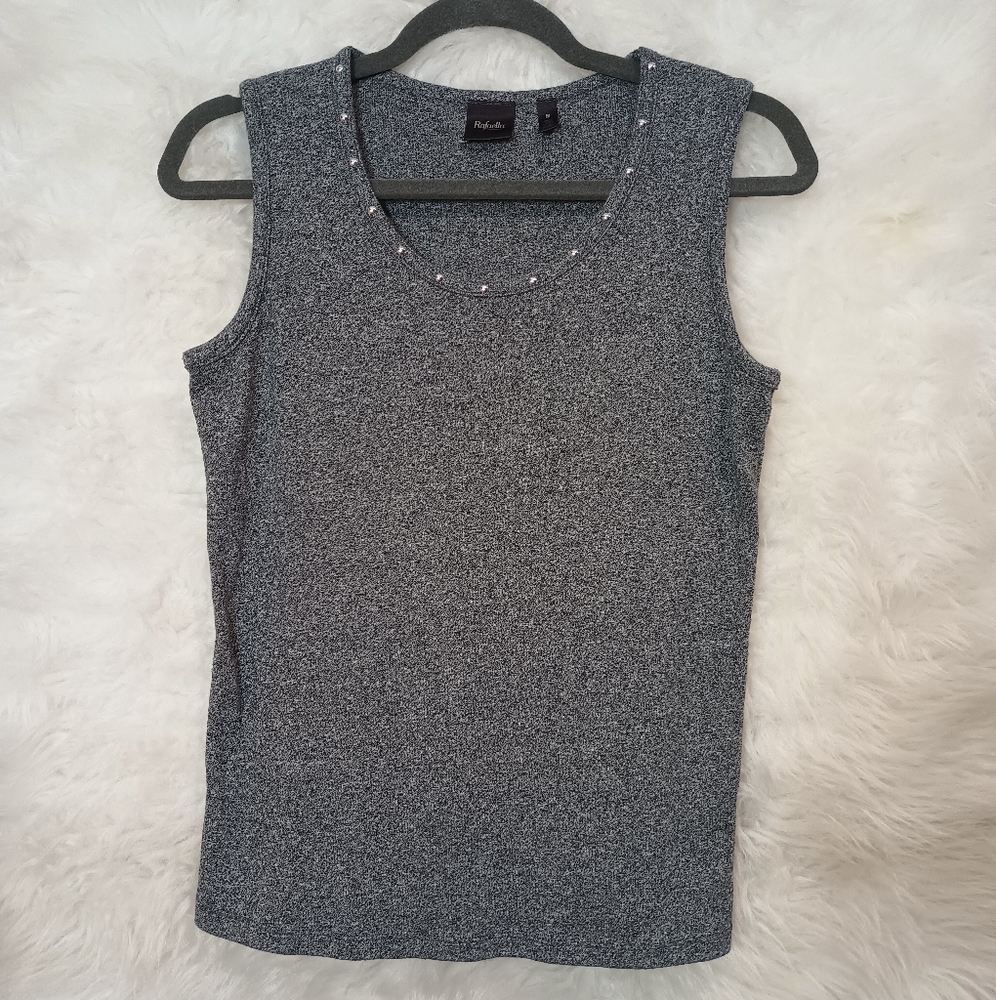 Raphaela Gray Sleeveless Tank Top Size M